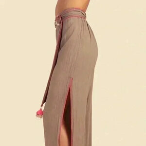 Trina Turk | Brittany Side Slit Pants in Sandstone